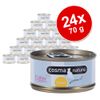 Cosma Nature Kitten 24 x 70 g - Mix: Pollo, Pollo & Tonno, Tonno & Aloe vera