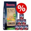 Set Risparmio! 10 kg Rocco Mix di fiocchi + 6 x 400 / 800 g Rocco Classic - 6 x 400 g Manzo con Cuore di Pollo