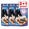 2 + 1 gratis! 3 x 40 g Felix Mini Filetti - 3 x 40 g Pollo & Anatra