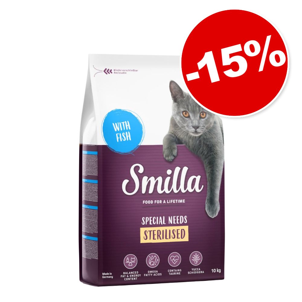 10kg Light Smilla Croquettes pour chat