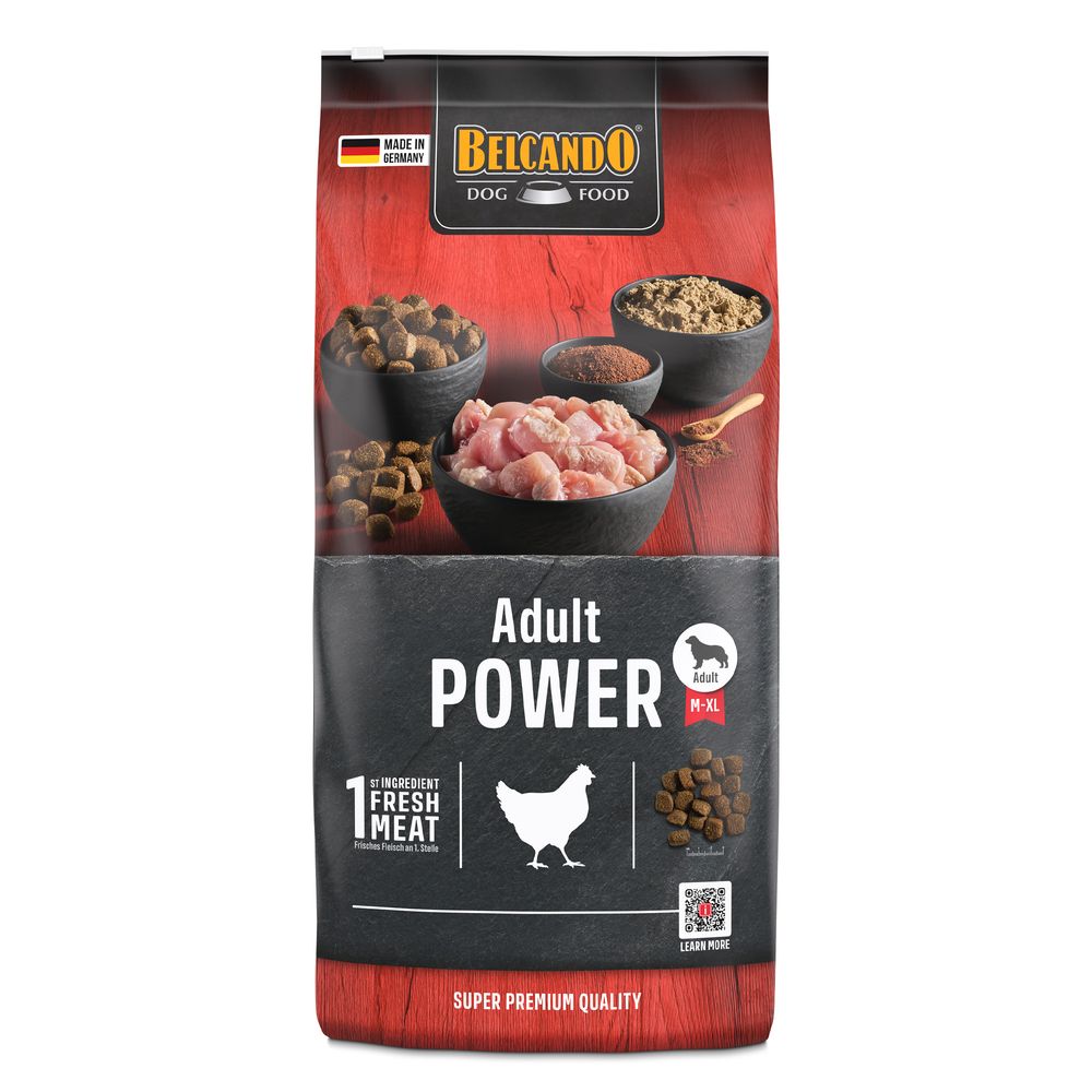 12,5kg Adult Power Belcando Hundefutter trocken
