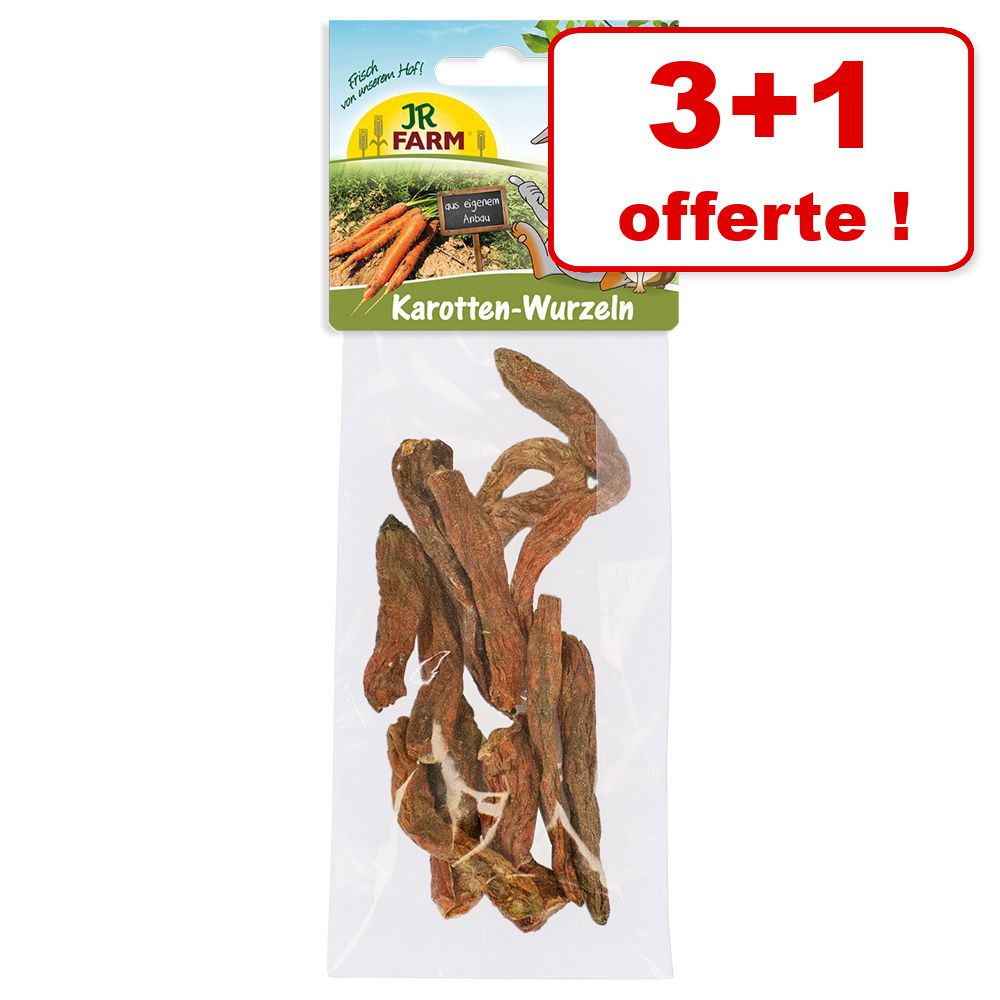 3x50g Racines de carottes JR Farm, pour lapin nain et rongeur