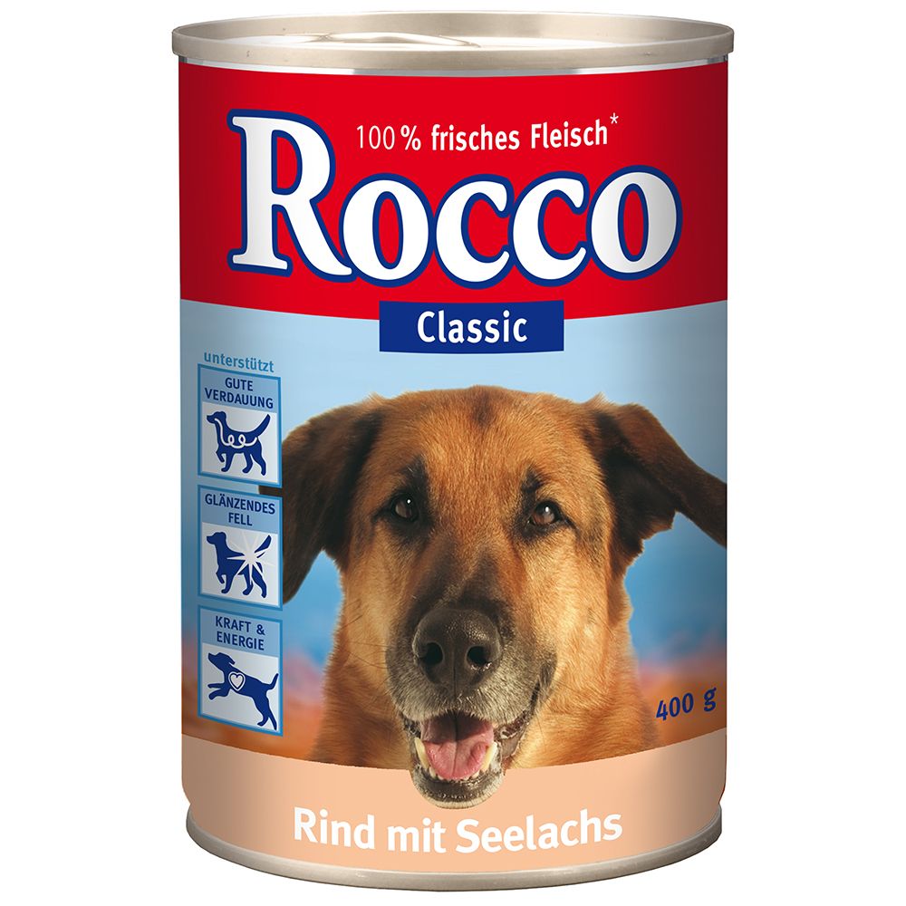 Rocco Classic 6 x 400 g - Vită și somon