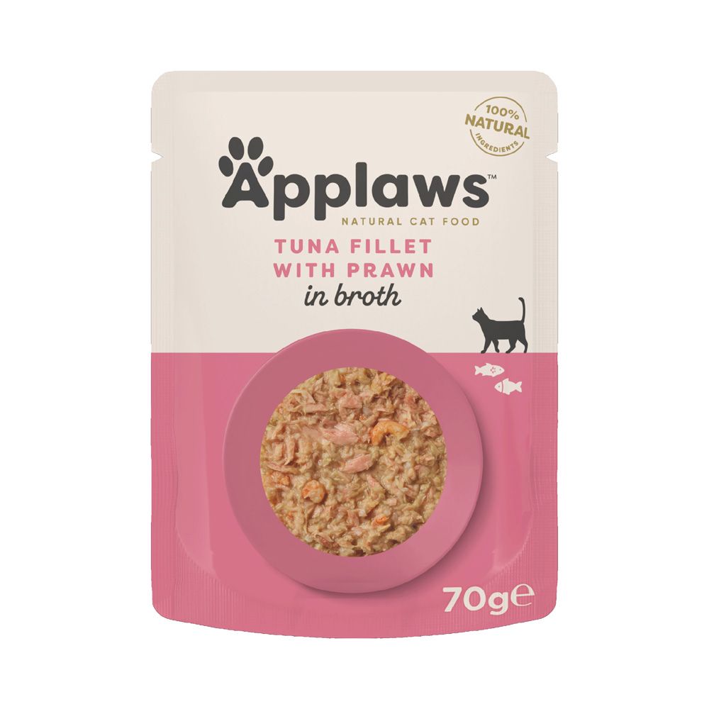 12x 70g Cat Natural in Brühe Huhn mit Wildreis Applaws Katzenfutter nass
