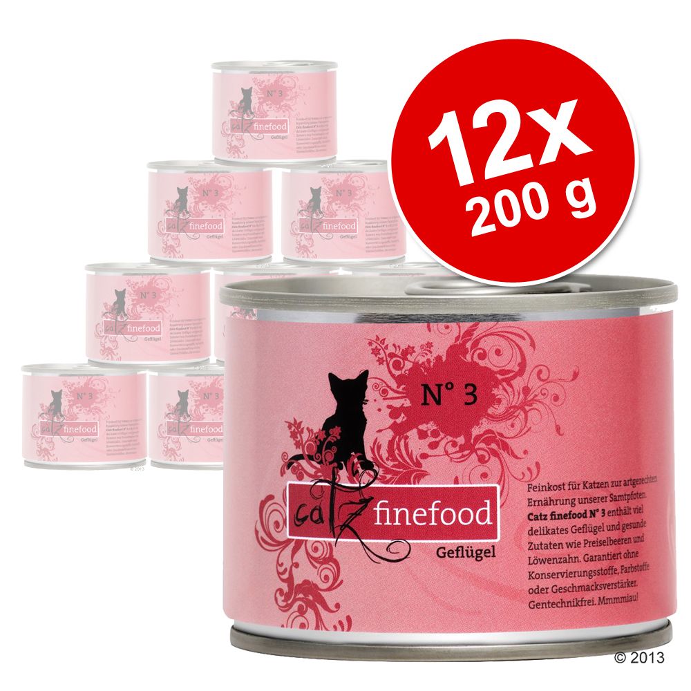 Image of Pack Ahorro: Catz Finefood en latas 12 x 200 g - Cordero y búfalo 04260101762283