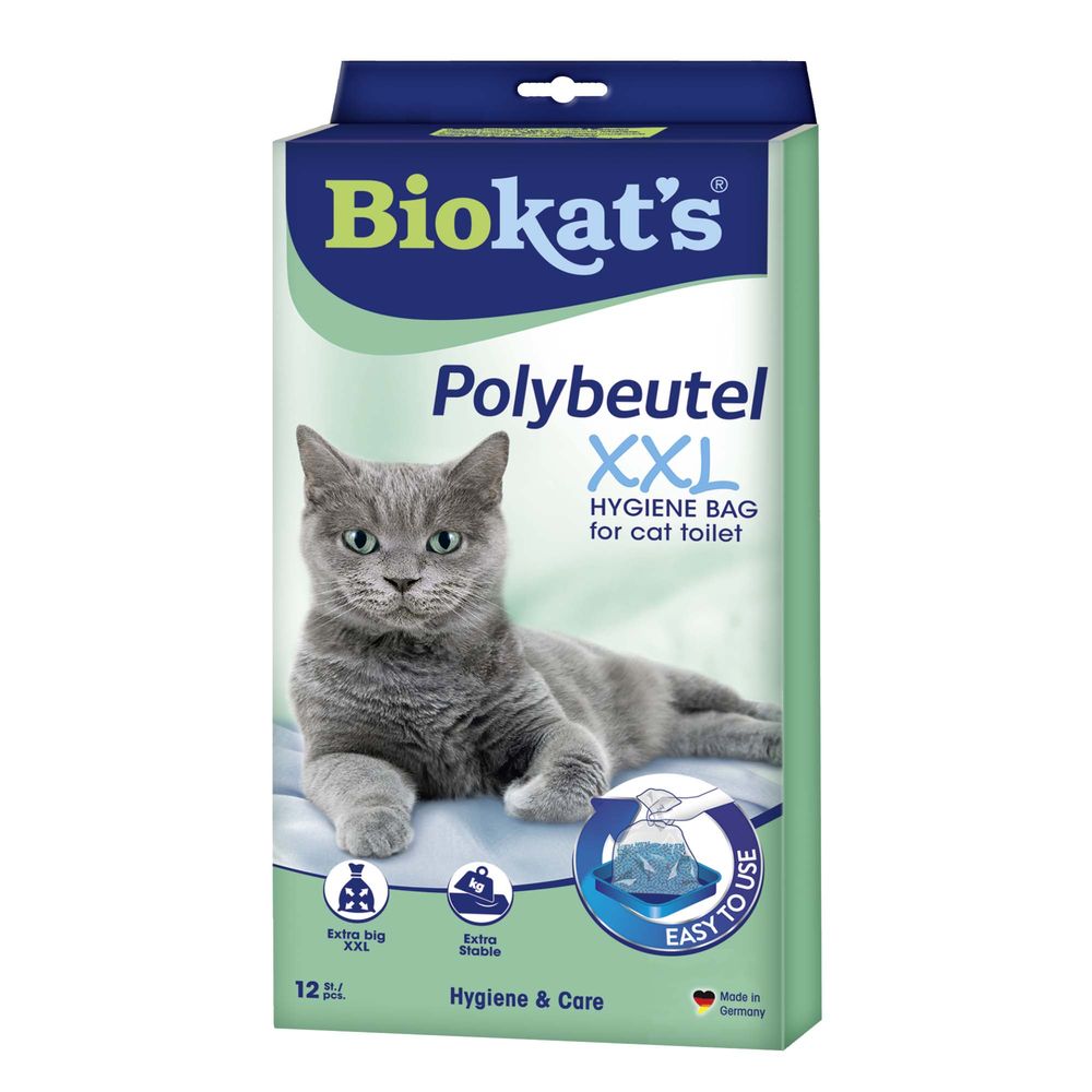 3 x 12 Stück Biokat's Einweg-Polybeutel für Katzentoiletten