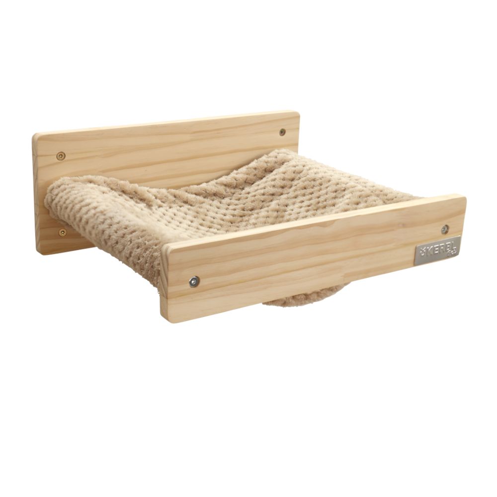 Kerbl Pet Wandhängematte Timber taupe Katze