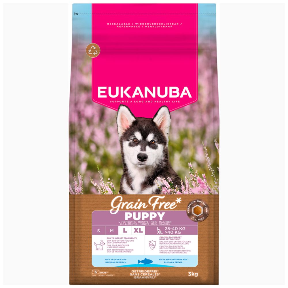 Eukanuba Grain Free Puppy Large & Giant Breed Seefisch.- 2 x 12 kg