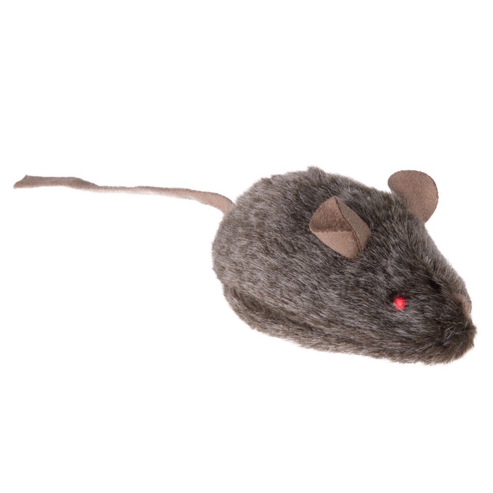 Wild Mouse Cat Toy with Sounds and LED Eyes - 1 Toy