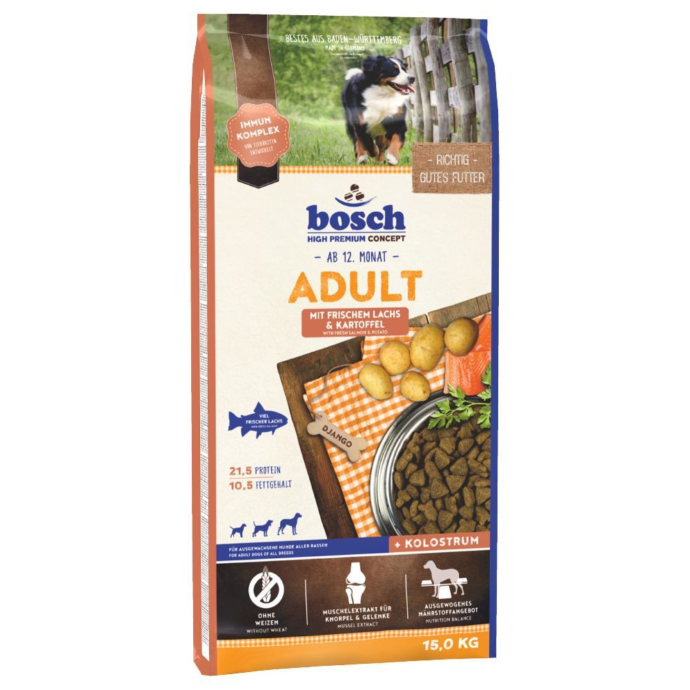 Bosch High Premium concept Adult Somon și cartofi - 15 kg
