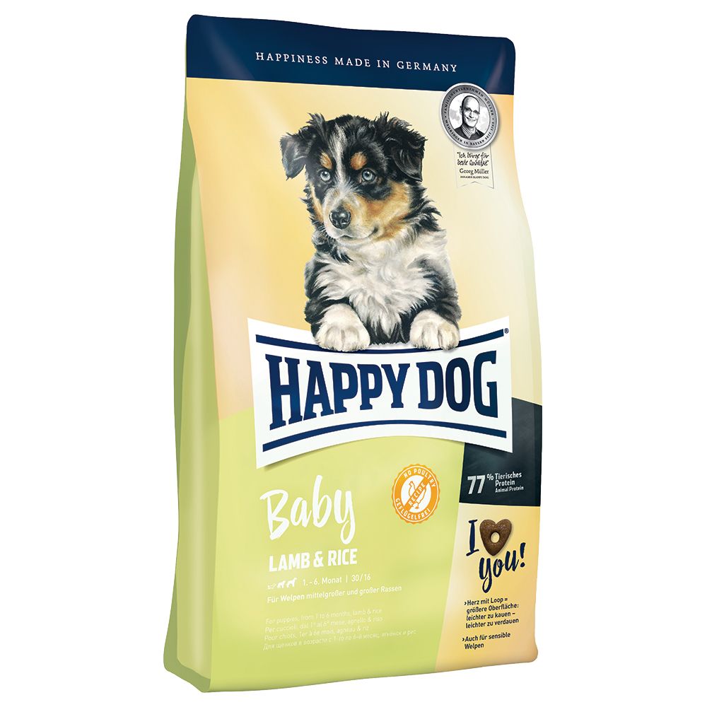 4kg Supreme Young Baby Lamm & Reis Happy Dog Supreme Young Hundefutter trocken getreidefrei 4kg Supreme Young Baby Lamm & Reis Happy Dog Supreme Young Hundefutter trocken getreidefrei