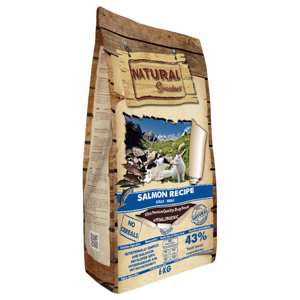Image of Natural Greatness Mini con salmón - 2 x 6 kg - Pack Ahorro 08414606901142