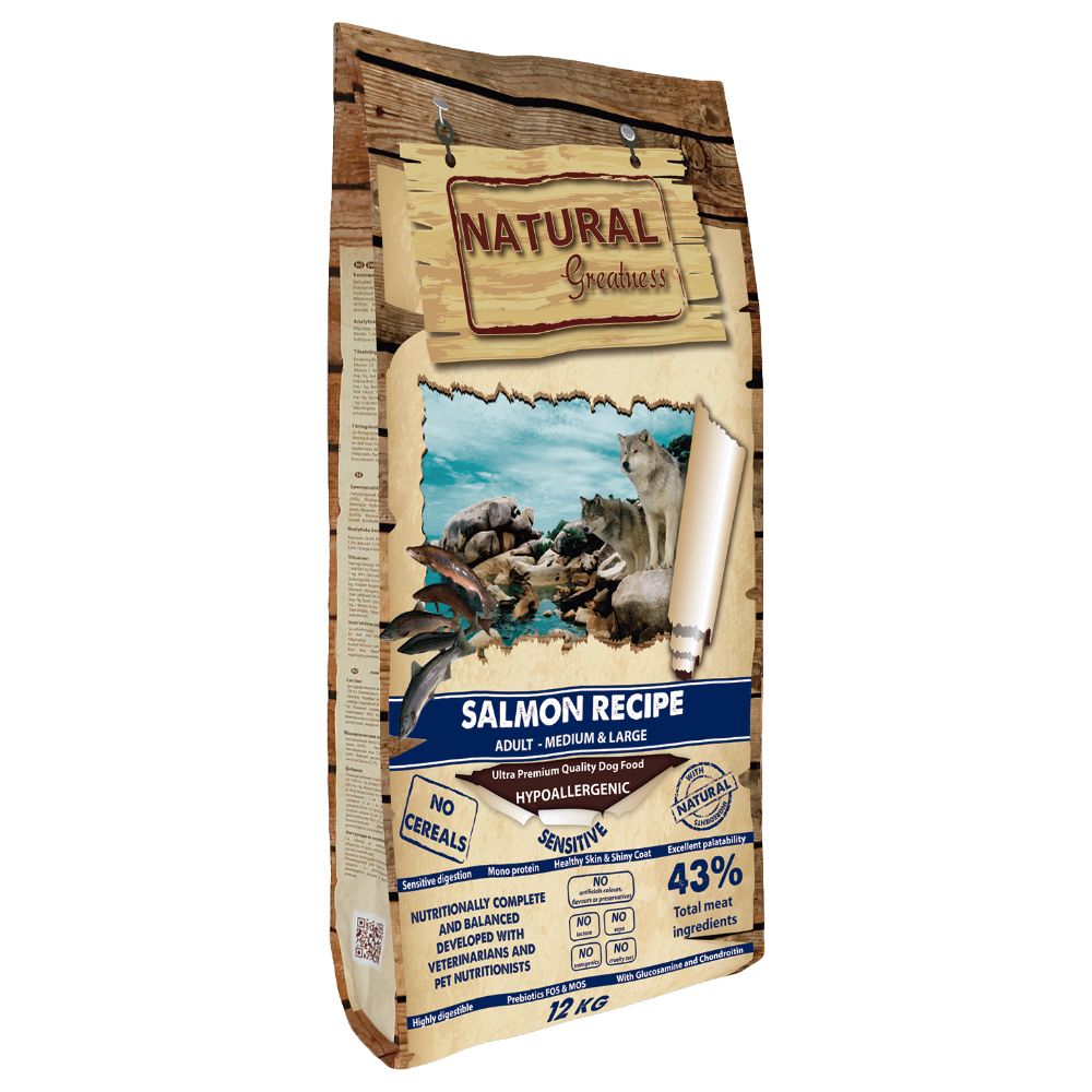 Image of Natural Greatness con salmón - 12 kg 00837654992272