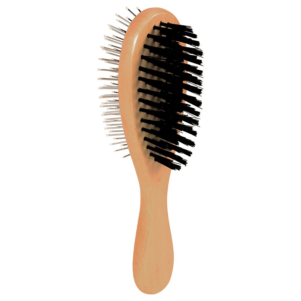 Brosse double face Trixie - L 22 x l 5 cm