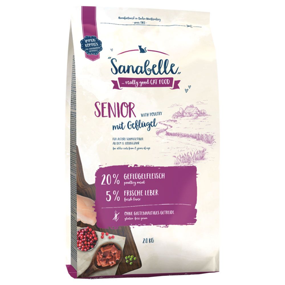 Sanabelle Senior com aves - 10 kg