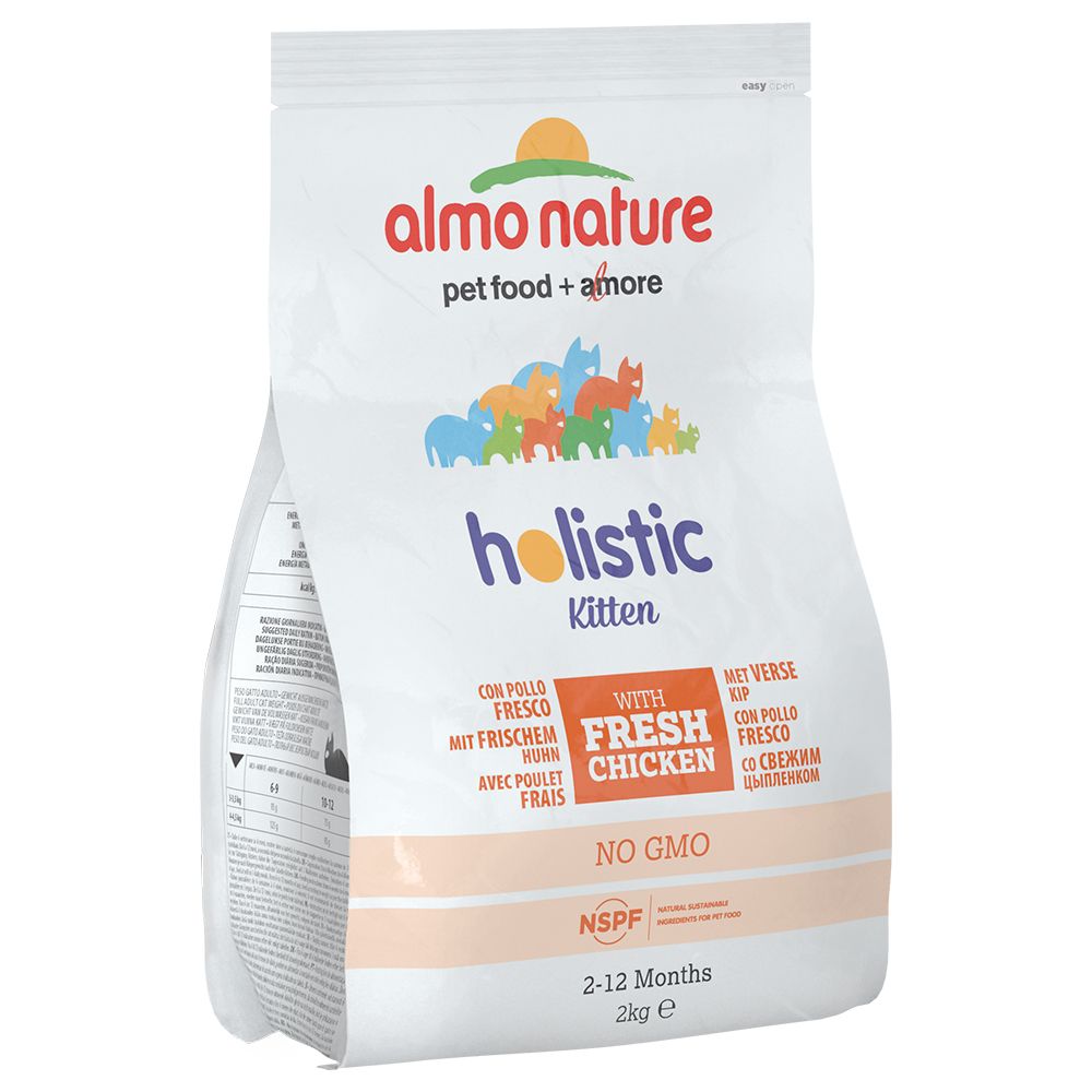 Image of Almo Nature Holistic Kitten pollo y arroz - 2 kg 08001154121698