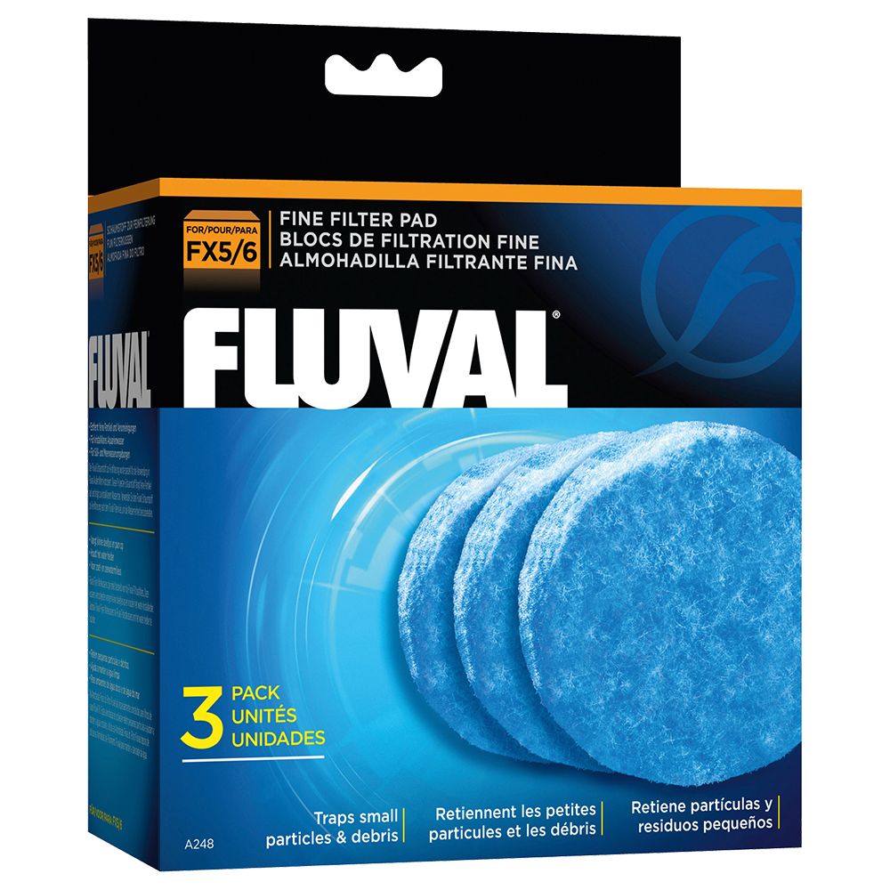 Fluval FX6 Feinfilter-Schaumstoff - 3er Set, FX 5/6