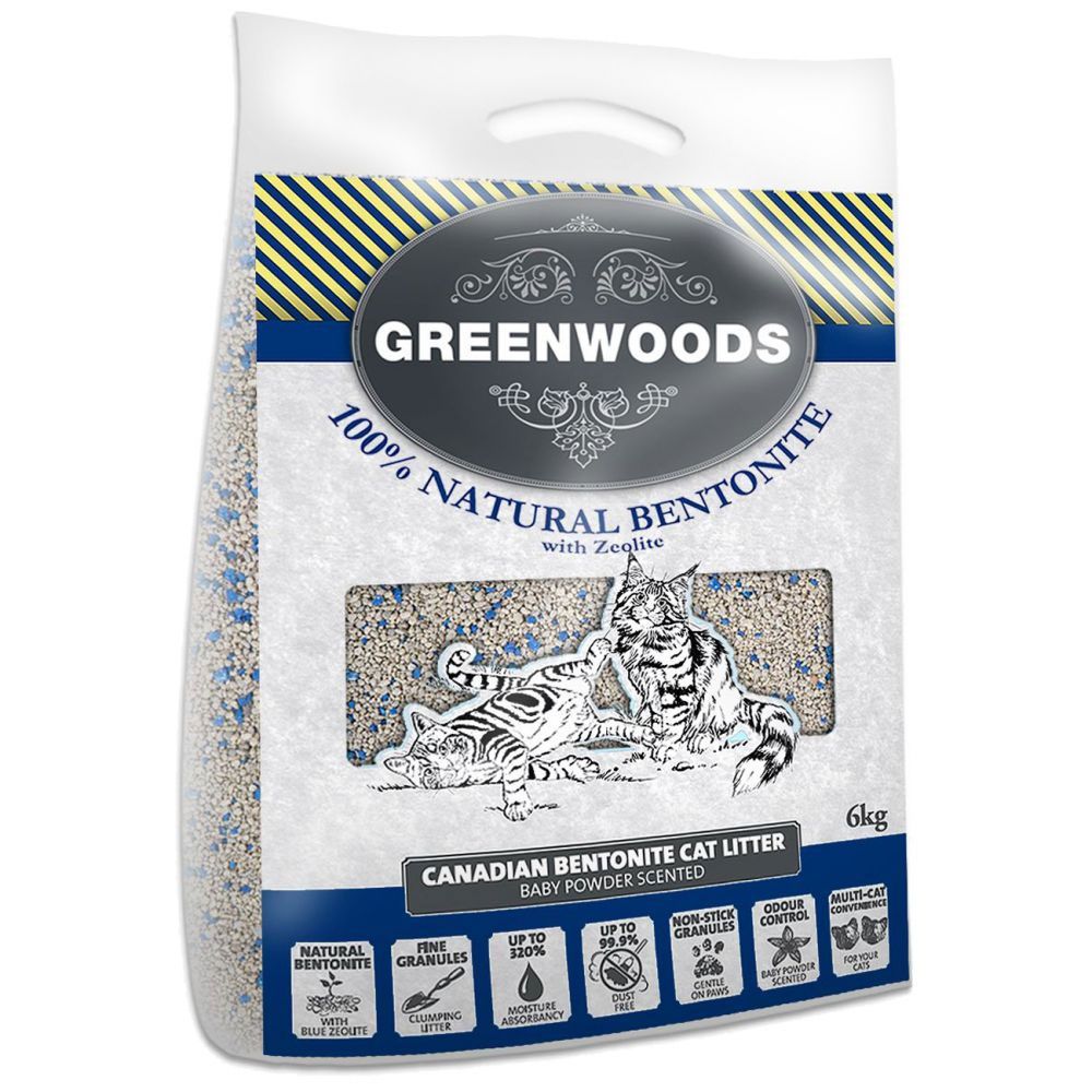 Image of Greenwoods arena aglomerante de bentonita canadiense - 14 kg 04260358511054