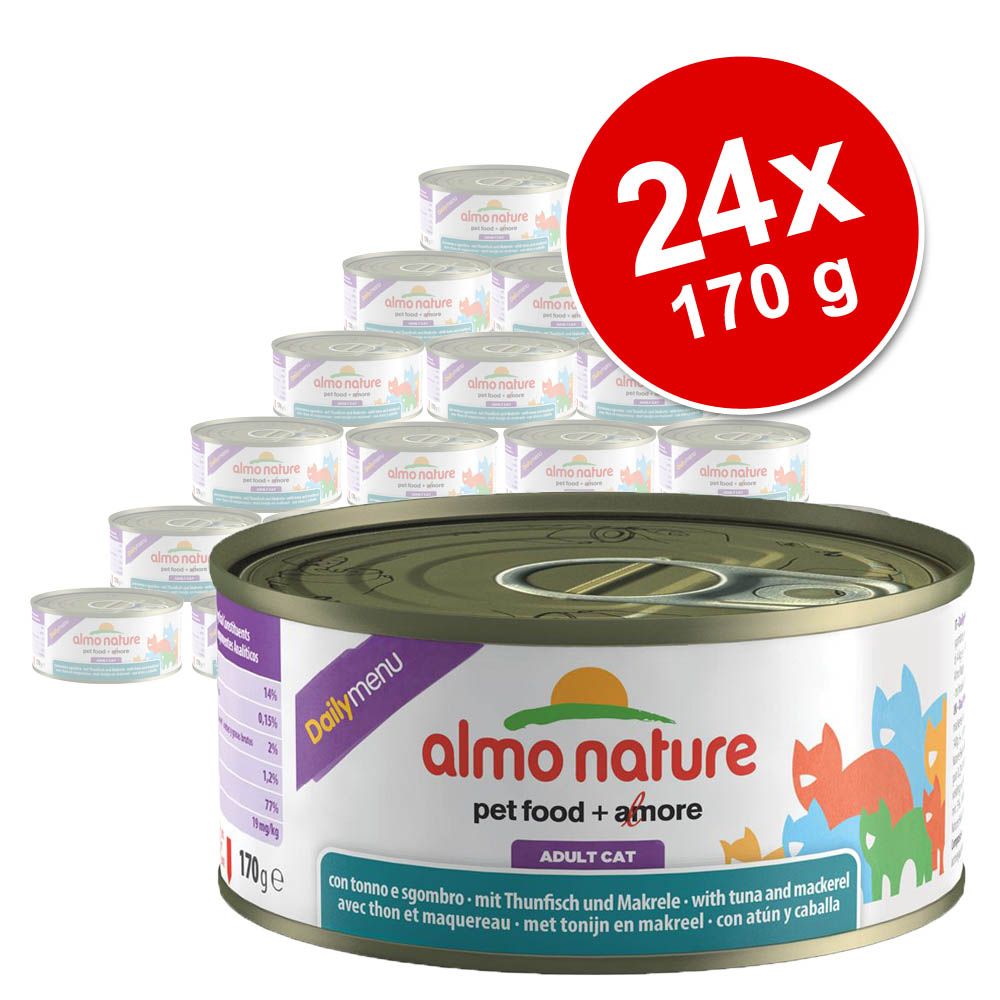 Image of Almo Nature Daily Menu 24 x 170 g - Pack Ahorro - Atún y arroz 08001154120660