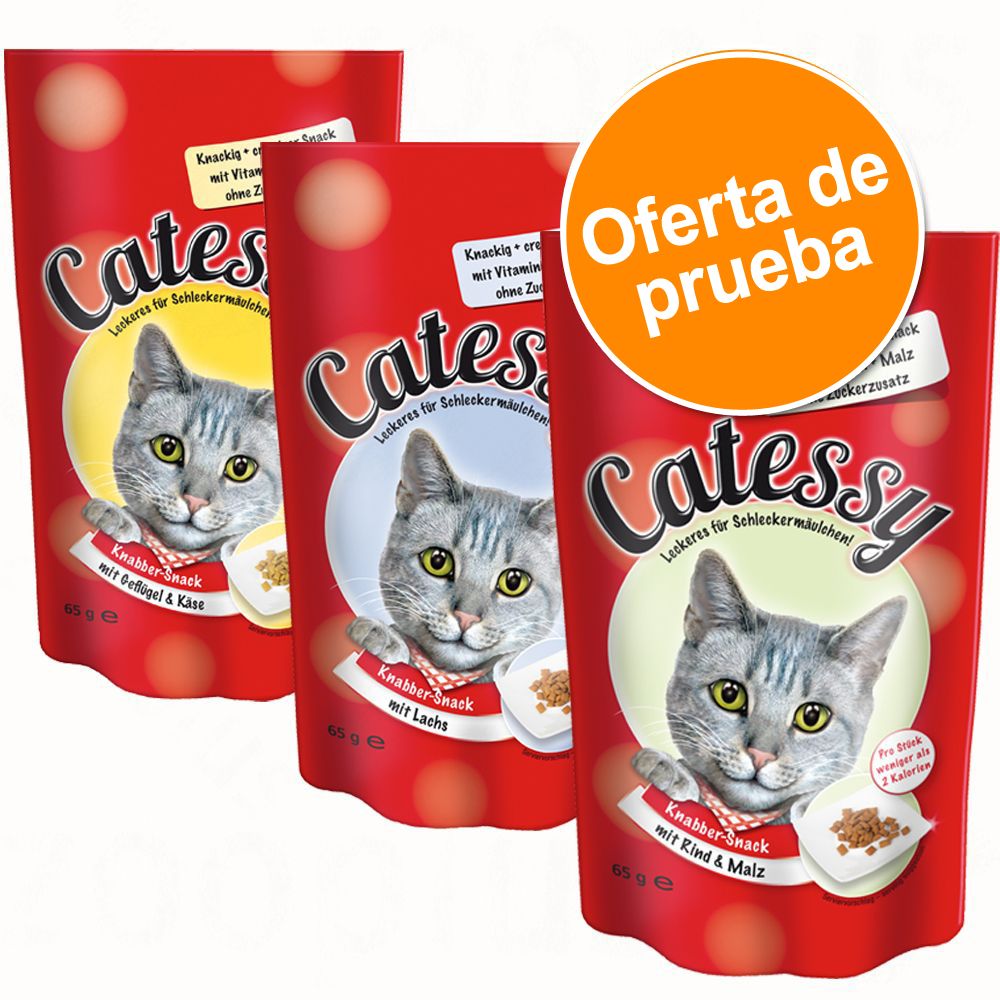 Image of Catessy snacks crujientes 3 x 65 g - Pack de prueba - Pack mixto 3 variedades 04260077046318