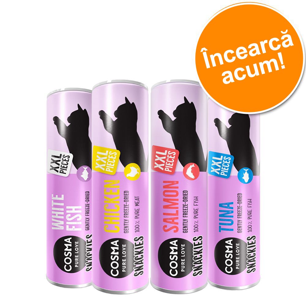 Cosma Pachet mixt de testare: snackies XXL - 95 g, 4 sortimente diferite