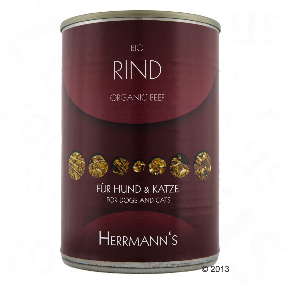 Sparpaket Herrmann´s Fleisch Pur 12 x 400 g - Bio Pute Pur