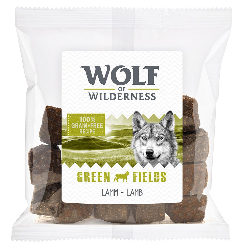 Wolf of Wilderness Snack - Wild Bites 180 g Green Fields Miel
