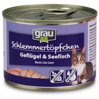 - Multipack Grau Schlemmertöpfchen Getreidefrei 24 x 200 g Multipack Grau Schlemmertöpfchen Getreidefrei 24 x 200 g