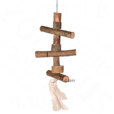 Natural Living Large Budgerigar Wood Climbing Toy – 40 cm