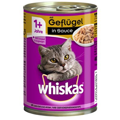 Whiskas Adult, puszki, 12 x 400 g - Łosoś w galarecie