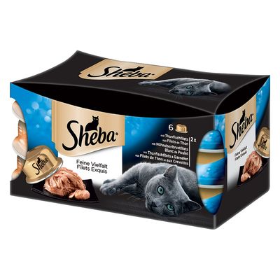 48X80G Mini Filets Sheba Kattenvoer sheba kopen in de aanbieding 48X80G Mini Filets Sheba Kattenvoer sheba kopen in de aanbieding