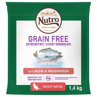 - Nutro Katze Grain Free Adult Lachs und Weissfisch Nutro Katze Grain Free Adult Lachs und Weissfisch