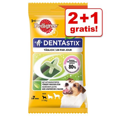2 1 3 X Pedigree Dentastix Fresh 7 Stuks Voor Kleine Honden pedigree kopen in de aanbieding