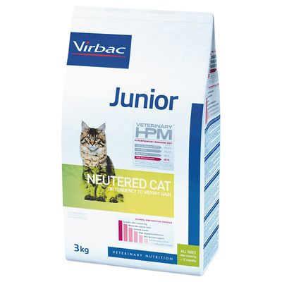 Virbac Veterinary Hpm Cat Junior Neutered Kattenvoer Voordeelpakket 3 X 3 Kg virbac kopen in de aanbieding