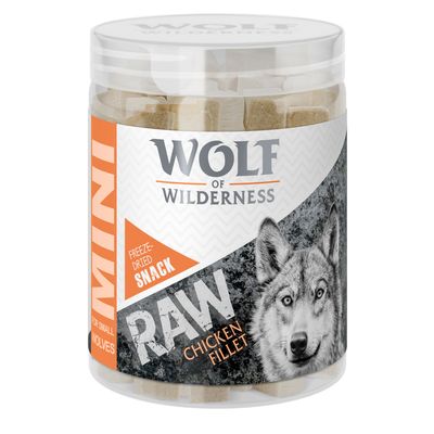 - Wolf of Wilderness Mini RAW Snacks (gefriergetrocknet) - Hühnerfilet Wolf of Wilderness Mini RAW Snacks (gefriergetrocknet) - Hühnerfilet