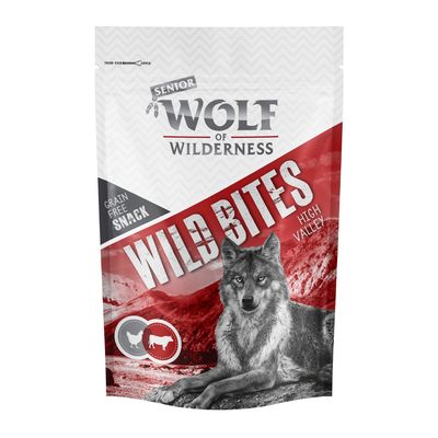 - Wolf of Wilderness Snack Wild Bites Senior "High Valley" - Rind Wolf of Wilderness Snack Wild Bites Senior "High Valley" - Rind