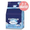 2 + 1 gratis! 3 x Lettiera  Catsan  - 3 x 20 l Natural