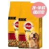 20 + 10 kg gratis! 30 kg Pedigree crocchette per cani - Junior Medium con Pollo e Riso