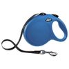 Guinzaglio avvolgibile a fettuccia flexi New Classic L, 8 m - Blu