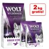 12 + 2 kg gratis! 14 kg Wolf of Wilderness  - Adult Fiery Volcanoes - Agnello