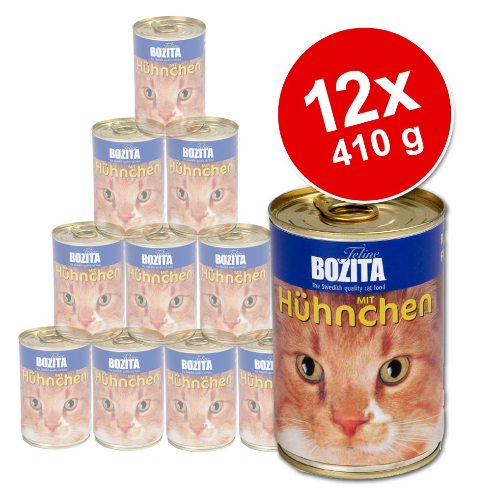 Image of Pack Ahorro: Bozita comida húmeda 12 x 410 g - Gambas 07300330057129