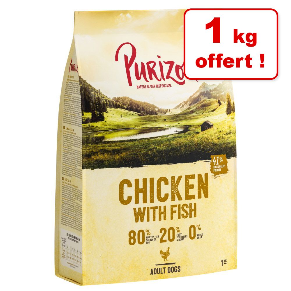 Croquettes Purizon pour chien 4 kg + 1 kg offert ! - Single Meat Adult poulet, potiron