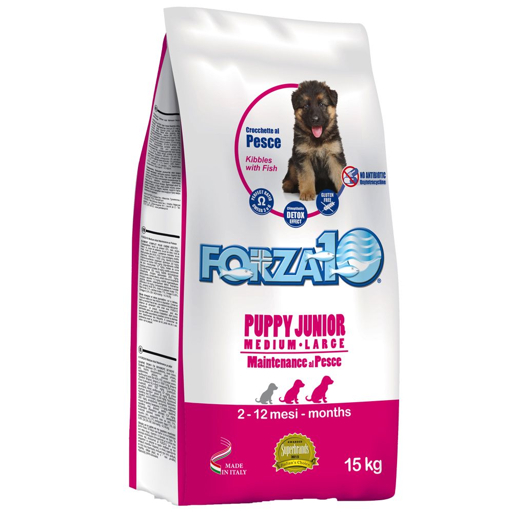 Image of Forza10 Puppy Junior con pescado - 15 kg 08020245017023