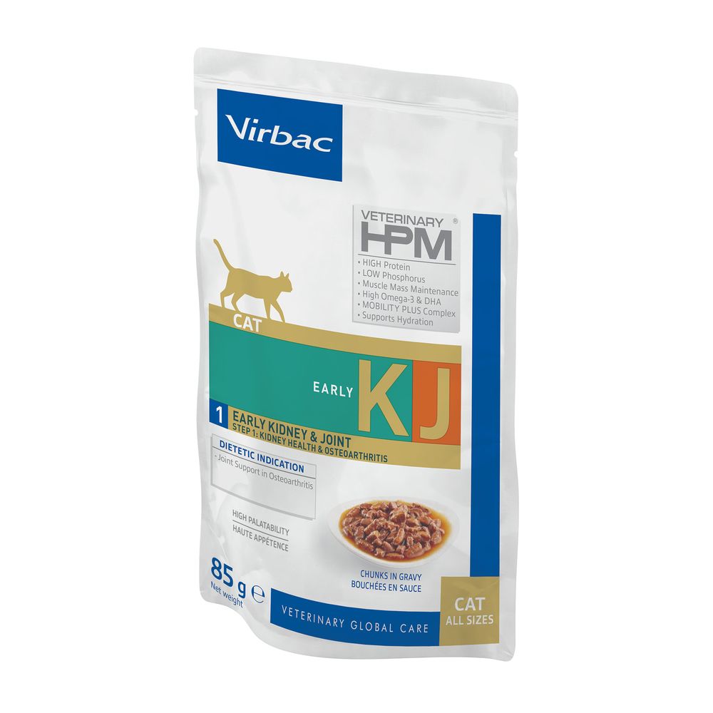 24x 85g Virbac Veterinary Cat Early Kidney & Joint KJ1 Katzenfutter nass