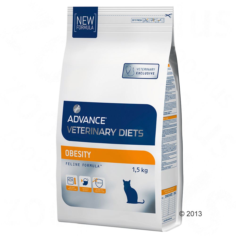 Image of Advance Obesity Veterinary Diets para gatos - 2 x 8 kg - Pack Ahorro 08410650168197
