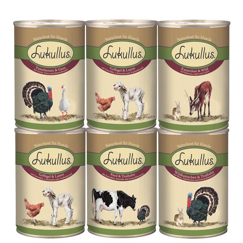 Lukullus Pachet mixt de testare - 6 x 400 g