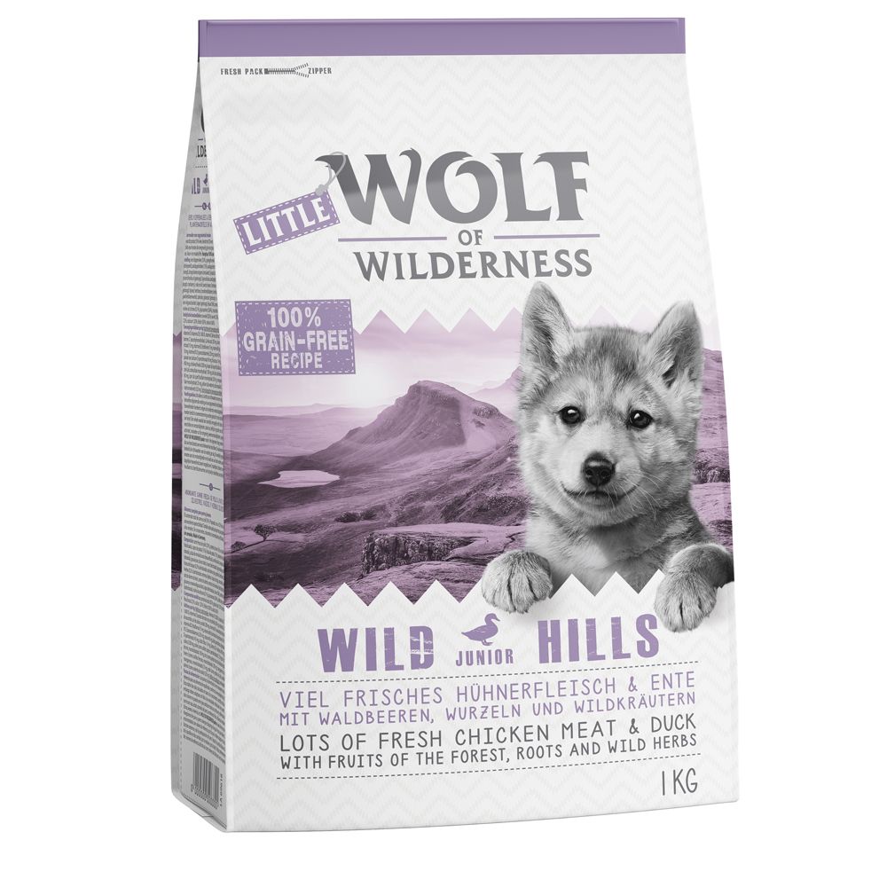 Wolf of Wilderness Little Junior - Wild Hills Rață 1 kg