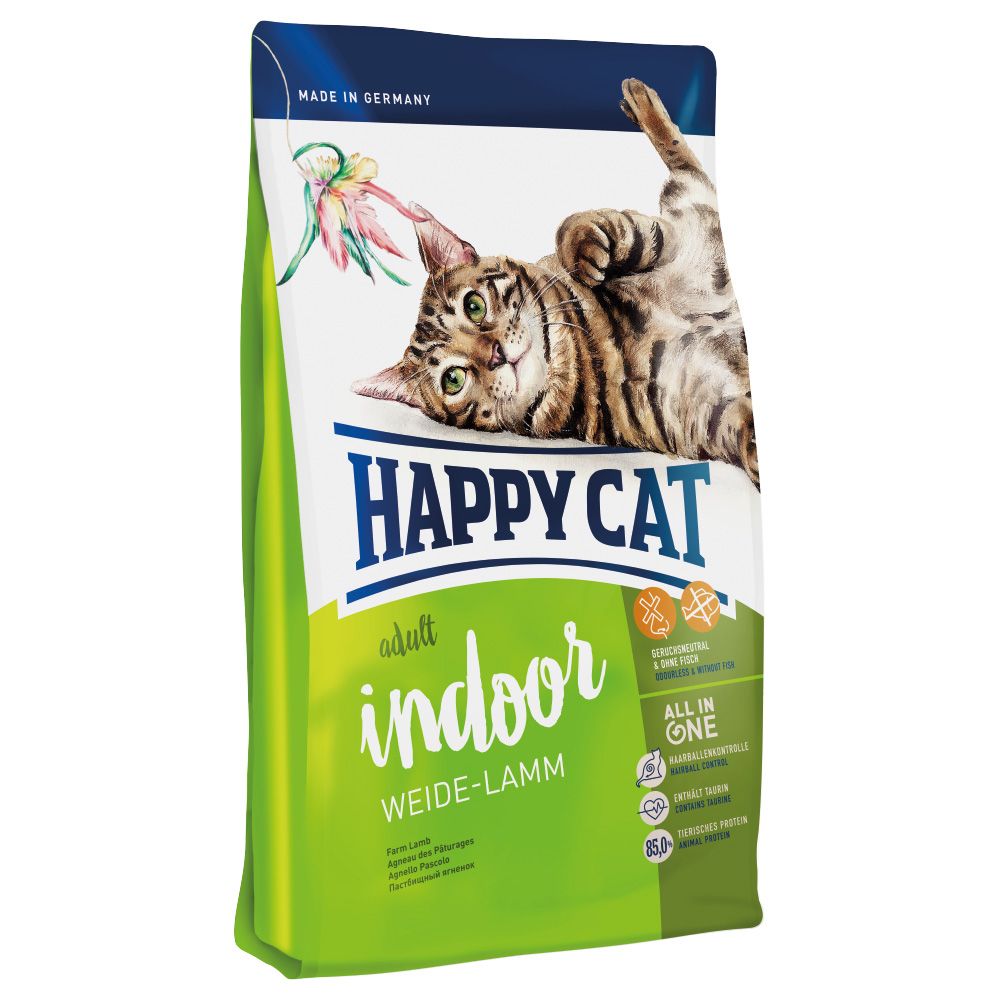 Happy Cat Indoor Adult, z jagnięciną  4 kg