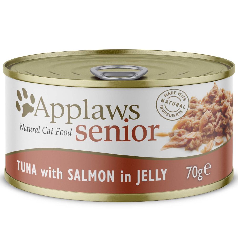 Applaws Senior Cat Food 70g - Senior Tuna with Salmon 6 x 70g