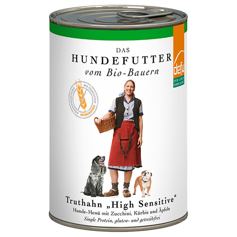 Image of Defu High Sensitive comida ecológica 6 x 410 g - Vacuno 04026813571076